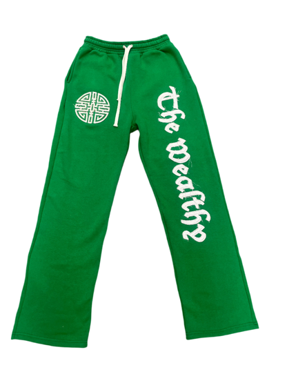 Green Wealthy Dreamz Pants